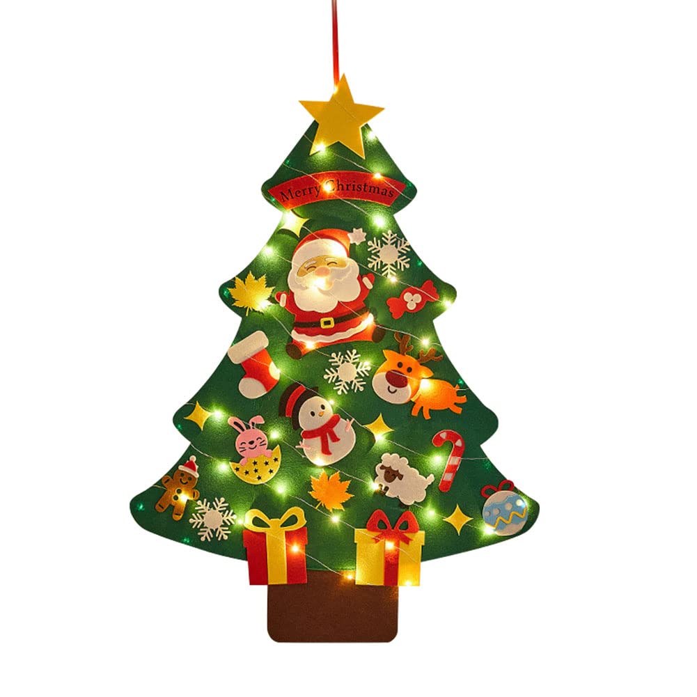 Buy DIY Felt Christmas Tree,4 ft DIY Felt Christmas Tree for Toddlers