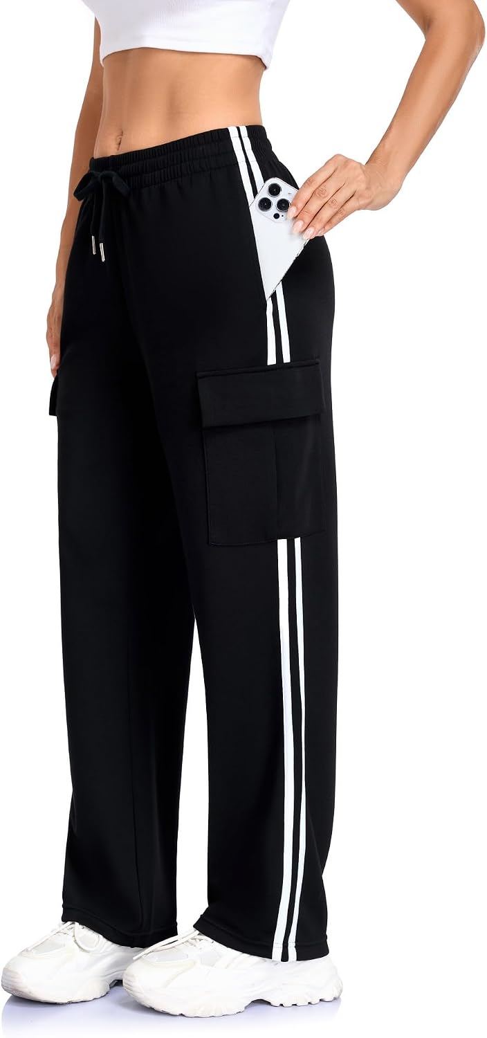Inno Cargo Pants Women Straight Leg Track Sweatpants 28/31/34/36 Inseam