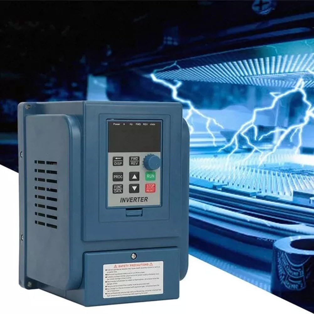 Variable Frequency Drive VFD Speed Controller for 3-Phase 2.2kW AC Motors, AT3-2200X Model, 380V, with PWM Control and Built-in Filter