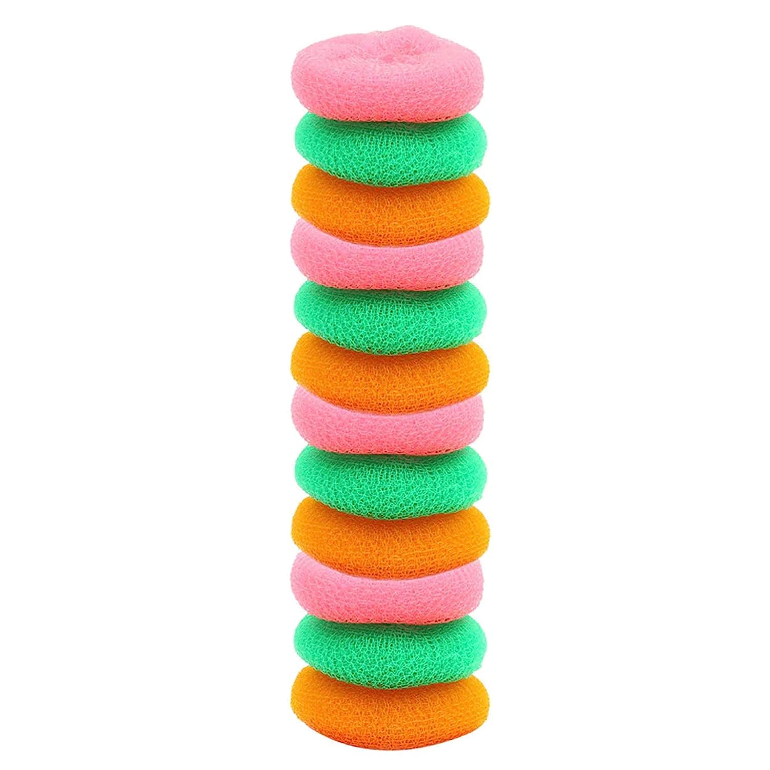 Multi-Colour Kitchen Cleaning Non-Scratch Scrub Sponges for Multi-Surface and Multi-Purpose. Suitable for Cleaning Non-Stick Cookware, Pans, Bowls, Stainless Steel, Plastic Ware (12) (B0C8DKV417) Amazon Price History, Amazon Price Tracker