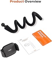 Vista 7 de A2C Soporte flexible para teléfono para cinta de correr, pelotón, cochecito, carrito de compras, escritorio, cuello de cisne portátil de 16.5