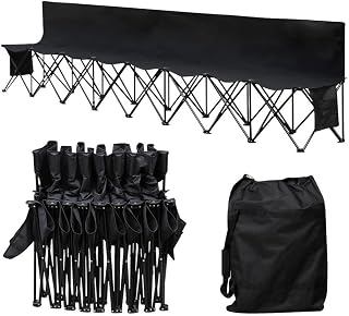 Yaheetech 6seat8seat Portable Folding Sideline Lahore, Karachi - Pakistan