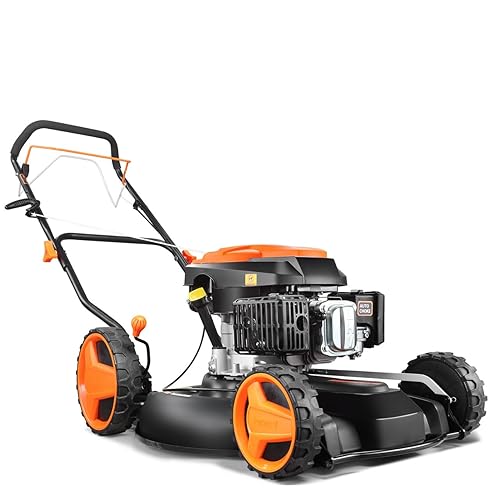 Fuxtec Tondeuse à Gazon Thermique Mulching Autotractée 196cm3 FX-RM51SA96 Largeur