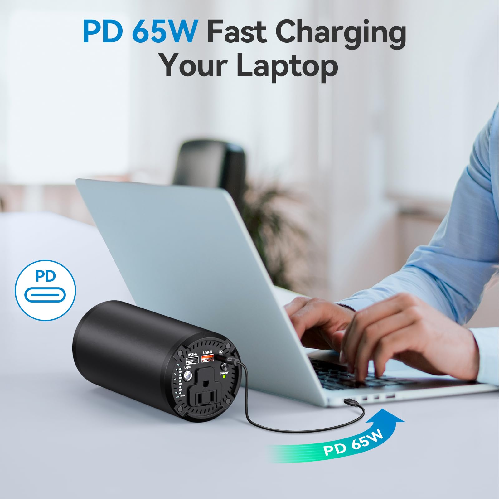 Amazon.com: Portable Power Station With AC Outlet, 27000mAh