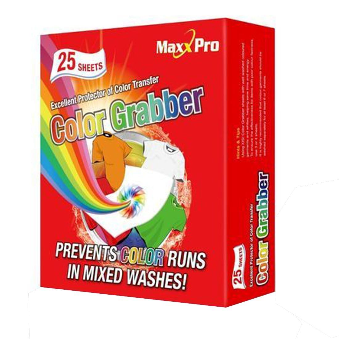 MaxxPro Color Catcher Grabber for Washing Machine Laundry Sheets Excellent Protector of Cloth Color Transfer Prevent Color Runs Allow Mixed Washes (Pack of 50) (B0DFCJJ8VJ) Amazon Price History, Amazon Price Tracker