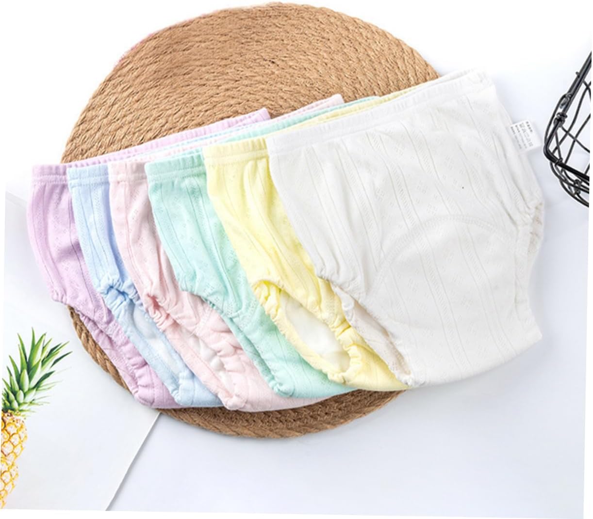 BESPORTBLE 2pcs Cotton Potty Training Pants for Months Girl Reusable Washable Diaper Pants Boy Girl Necessities