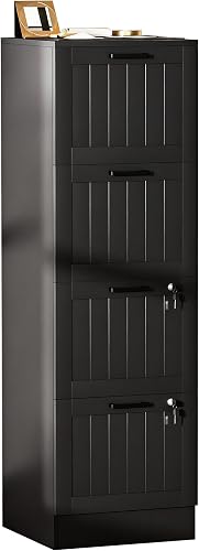 HOMCOM Caisson bureau avec 4 tiroirs et serrures, meuble …