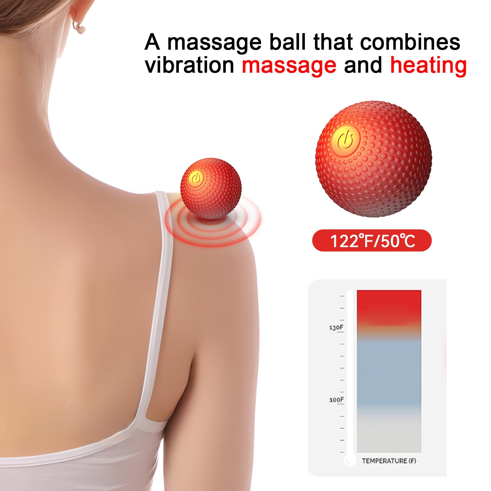 vibration technique massage Popular Electric Vibrating Massage Pillow for Neck Relaxation Massage  Pillow Vibrator with Heat main image 0