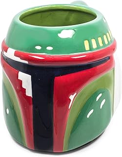 Silver Buffalo SW6695 Star Wars Episodes 4-6 Boba Fett 3D Ceramic Mug, 20-Ounces