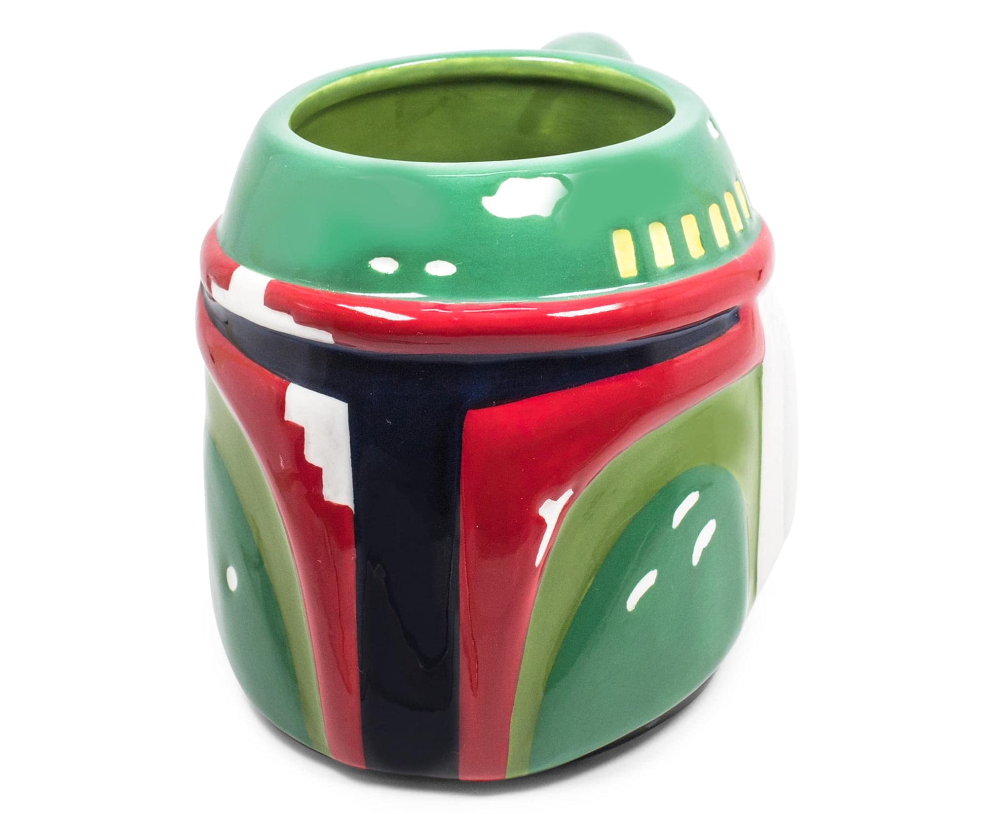 Silver Buffalo SW6695 Star Wars Episodes 4-6 Boba Fett 3D Ceramic Mug, 20-Ounces
