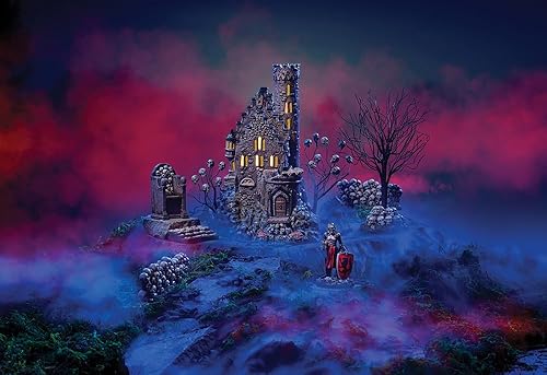 Miniatura 8 de Department 56 Snow Village Figura de Halloween El Caballero Loco de Calvaria, 3.5 pulgadas, multicolor