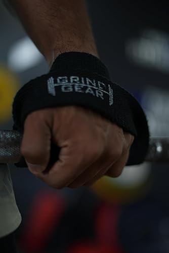 Miniatura 7 de Correas de levantamiento de pesas profesionales, multiusos, algodón resistente, color negro