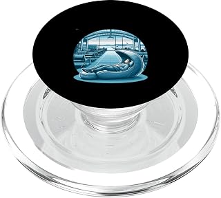 Airport Sleep Pod International World Traveler Travel Lover PopSockets PopGrip for MagSafe