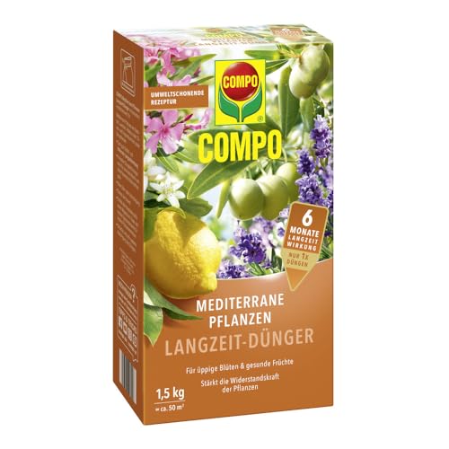 COMPO Mediterrane Pflanzen Langzeit-Dünger 1,5 kg