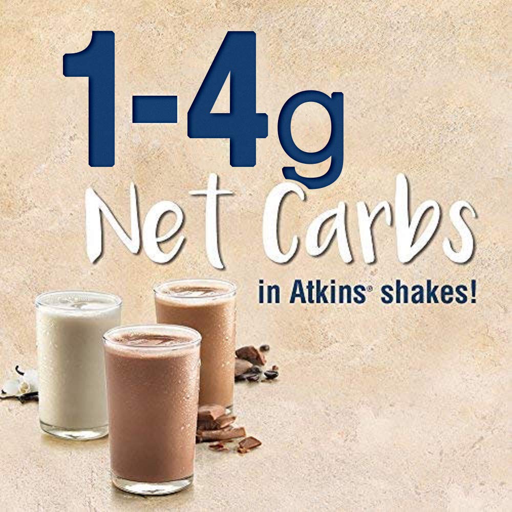 Atkins Meal Size Vanilla Cream ProteinRich Shake. With Protein. Keto