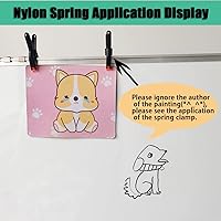 Vista 5 de Abrazaderas de resorte, paquete de 6, abrazaderas de resorte de plástico profesional de 6 pulgadas de alta resistencia para manualidades, clips