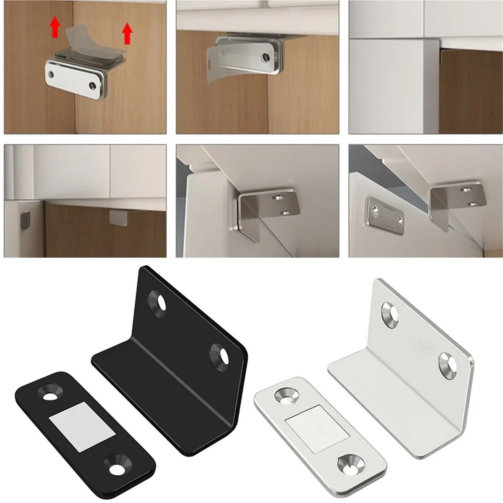 Chiusura magnetica for chiudiporta in acciaio inossidabile