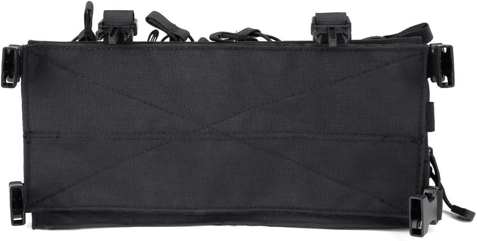 DETECH Tactical Vest Airsoft Ammo Chest Rig with Pockets