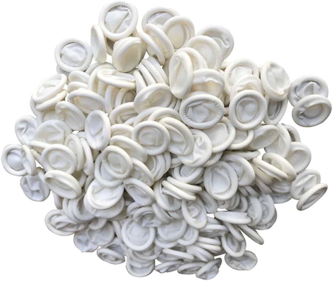 SOIMISS 830pcs -Static Disposable Sleeves Latex Protective Gloves for Nail Art Manicure Electronic Repair Painting Flexible Easy to Wear