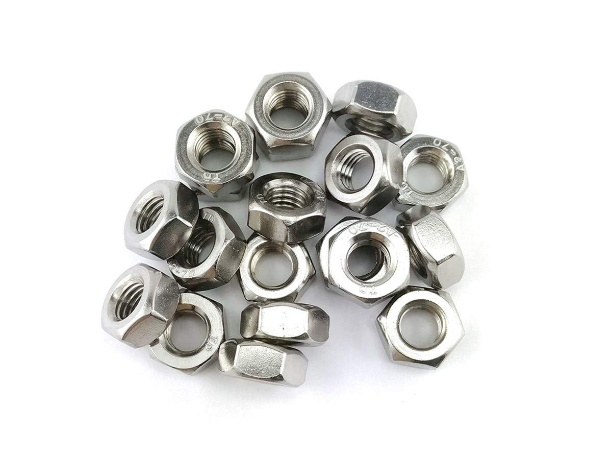 Dadi Esagonali M7 Dadi Esagonali In Acciaio Inox M7x1.0 - 10 Pezzi, Filettatura Grossa, Norma DIN 934 Dadi Metrici Inox Per Esterno - Foto 10
