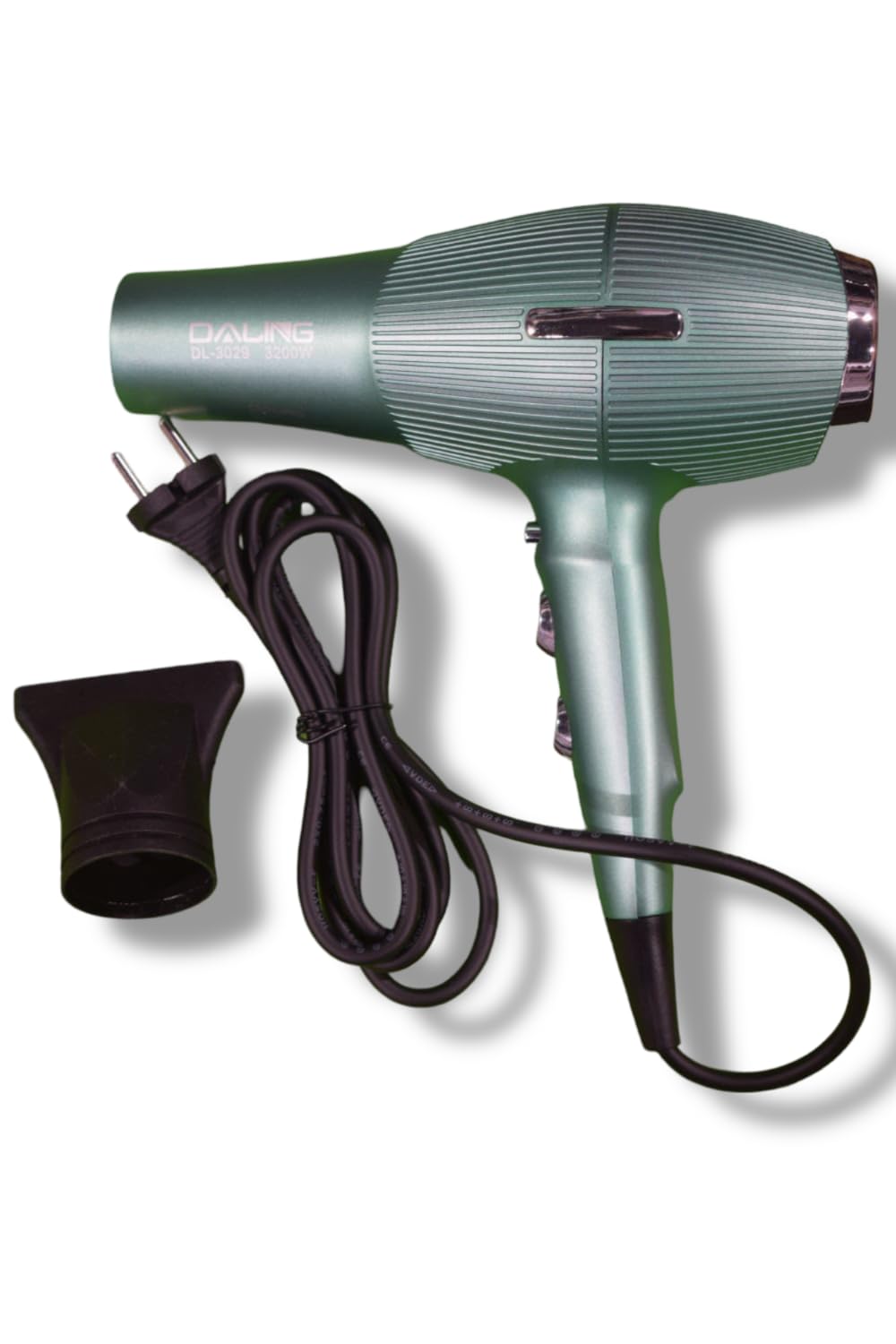 Daling Hair Dryer, Thermoguard System, Fast Drying, Cool Shot Button, 3 Heat/Speed Settings, DL-3029