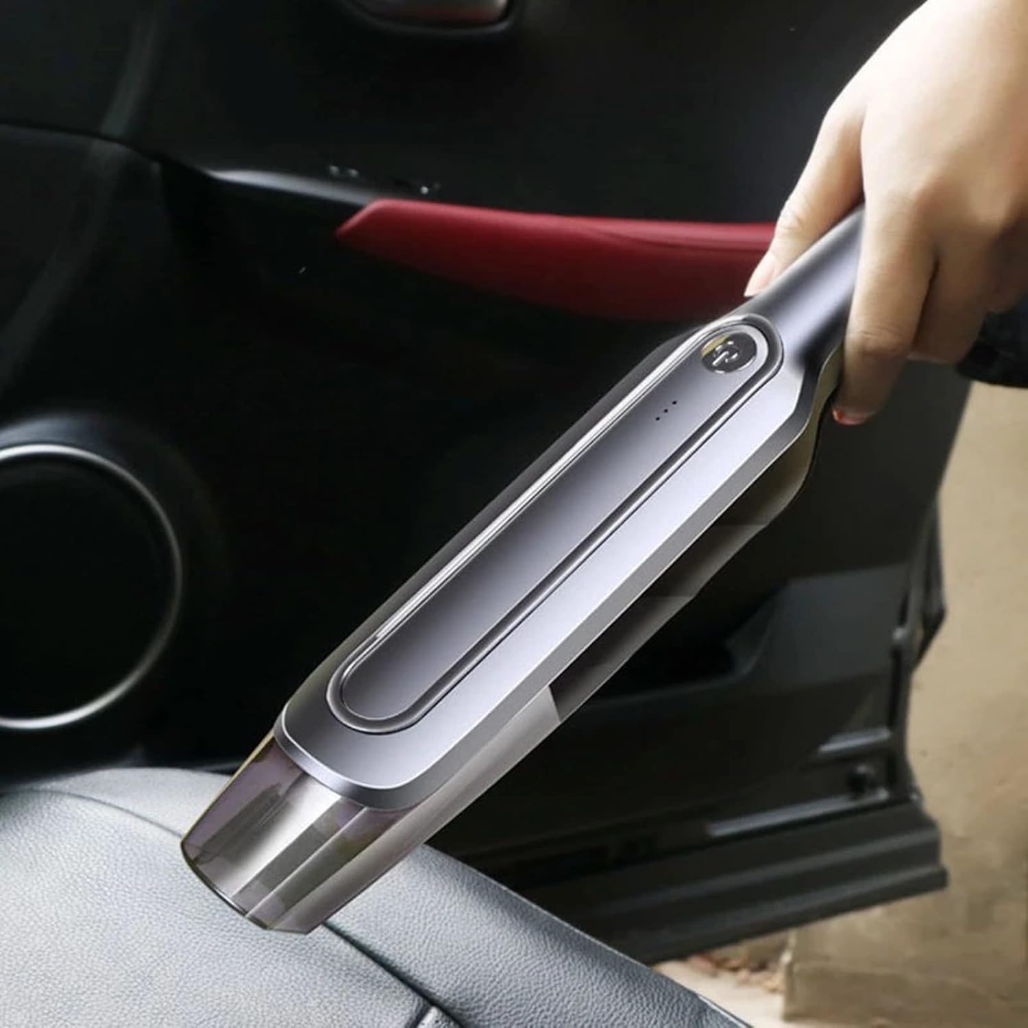 Portable Car Vacuum Cleaner High Power 120W Handheld Vacuum 16 Ft Cord for Car Interior Accessories Cleaning with Wet Or Dry
