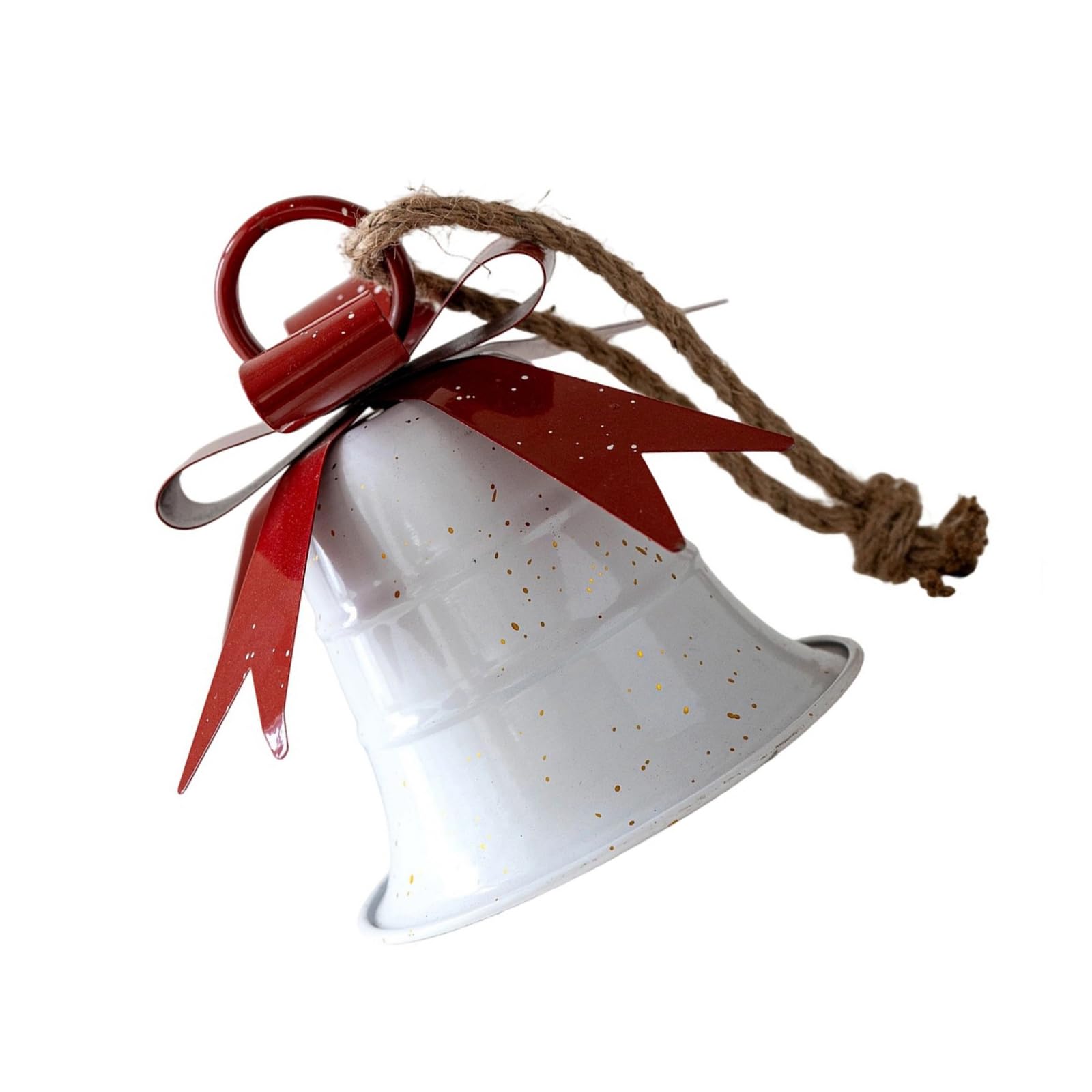 Tsophreniq Christmas Tree Bells Ornament Iron Metal Bells Hanging Decoration for Wreath Mantel Window Festival Tree Embellishment Iron Christmas Decoration