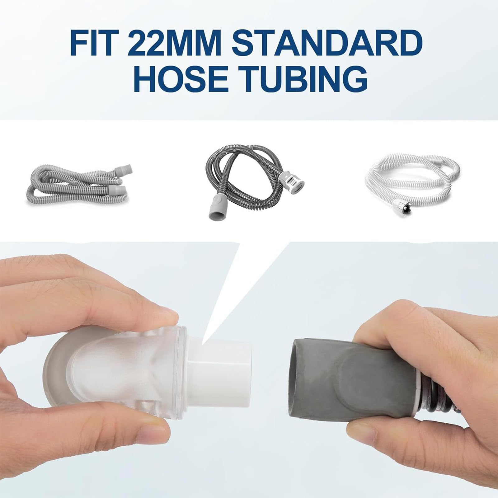 Ventilatore Clip-on Connettore ABS Tubo di Respirazione Adattatore Macchina del Respiro Accessori per Connessione Sicura Adattatore Gomito