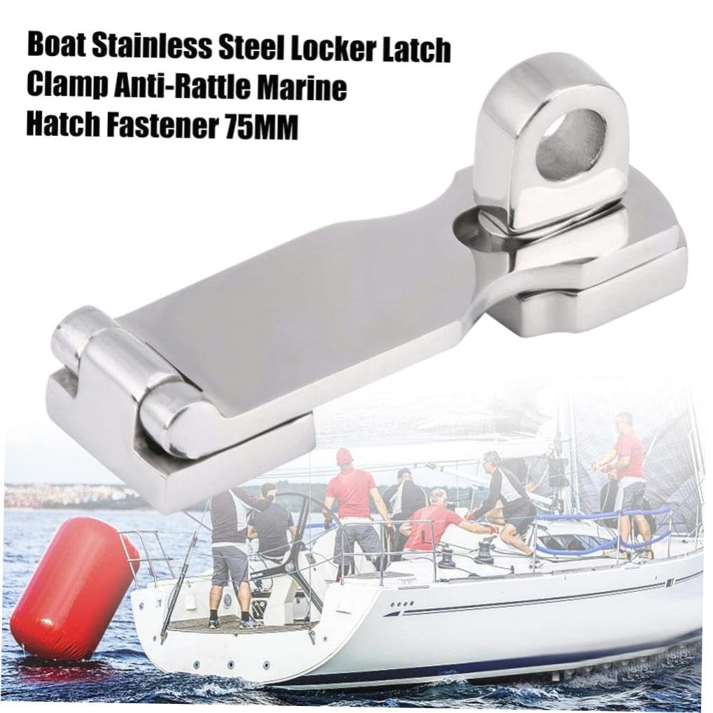 Sujeción De Pestillo Antitraqueo Para Barco - Acero Inoxidable 316, 70 Mm, Para Casilleros Y Puertas
