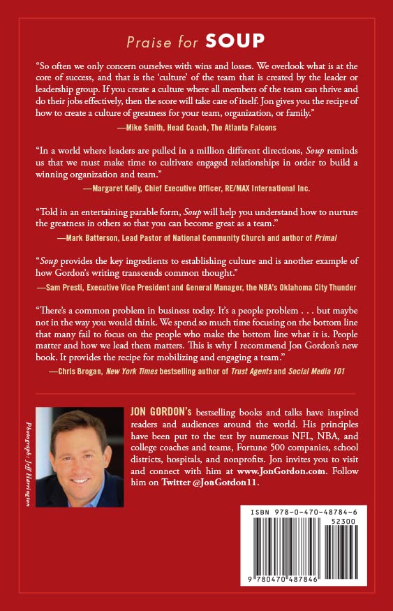 Image of Soup: A Recipe to Create a Culture of Greatness (Jon Gordon)