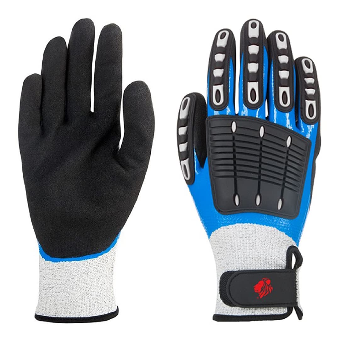 SHIELD, guantes resistentes a cortes, guantes anticorte, estándar EN 388 4544C (3 Pares, 9" L)