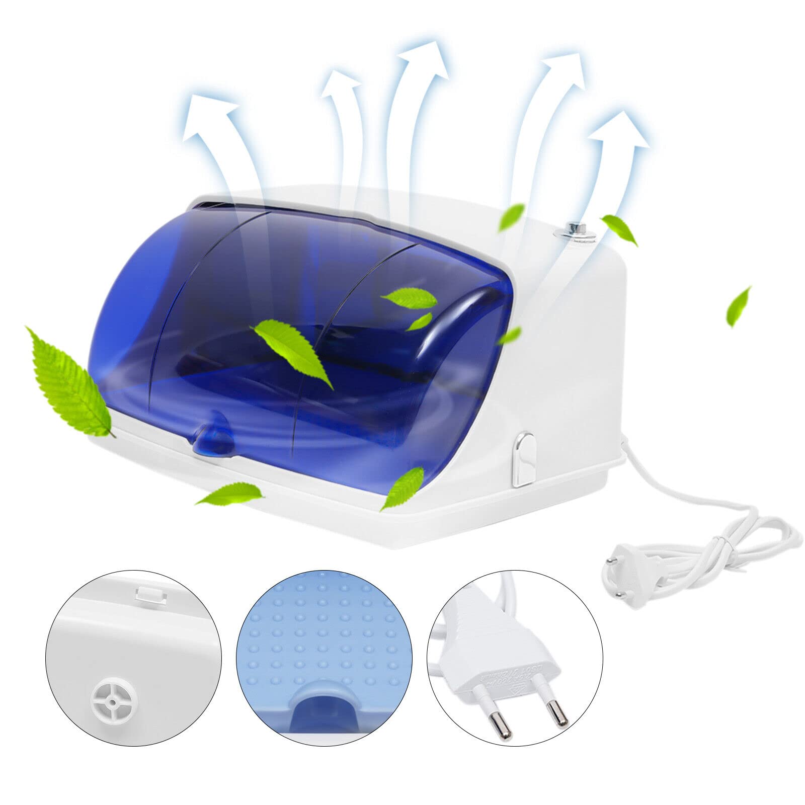 Scatola di disinfezione UV UV LED sterilizzazione Sterilizzatore Salone Unghie con Una Piastra Rimovibile Fornita per Strumenti Manicure