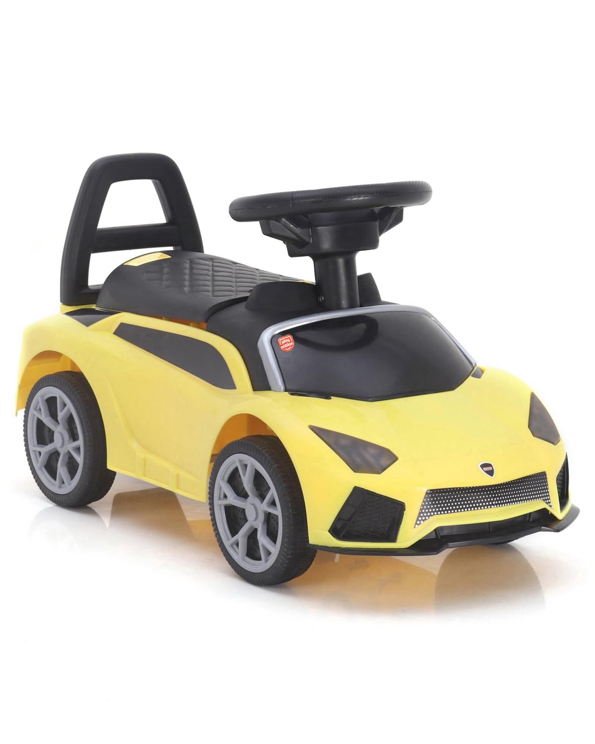 Play Nation Car Shape Manual Push Ride On With Storage | Yellow - Kid (B0CL9ZMJDS) Amazon Price History, Amazon Price Tracker