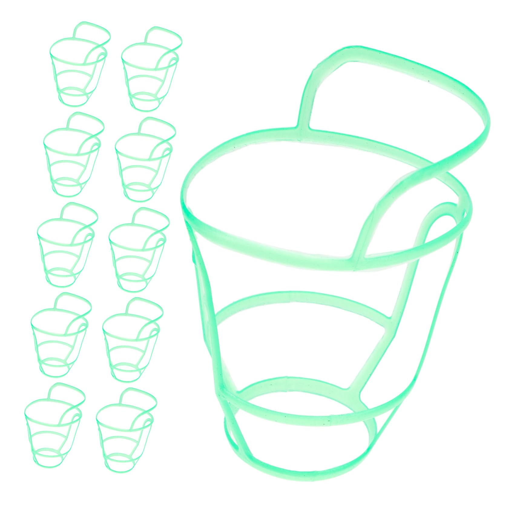20 Pezzi Protettive in Plastica per Flaconi di Infusione Verde, Copertura Anti Caduta e Morbida per Bottiglie di Soluzione Salina in Ospedali e Ambulatori