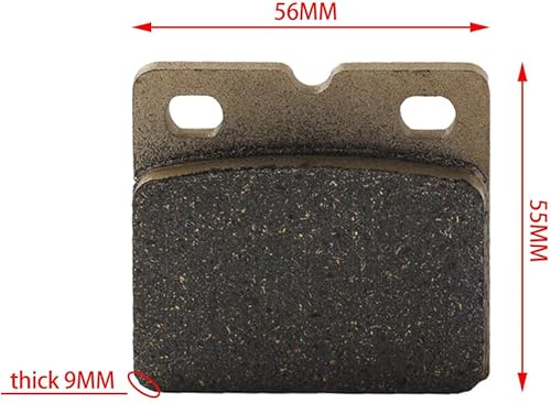 Miniatura 4 de FSFY Pastilla De Freno Trasera FA018 Fibra De Latón Para AMERICAN SUSPENSIÓN PINZA, Para BMW K 75, Para DUCATI 250350450 Desmo, Para HOREX 500600,