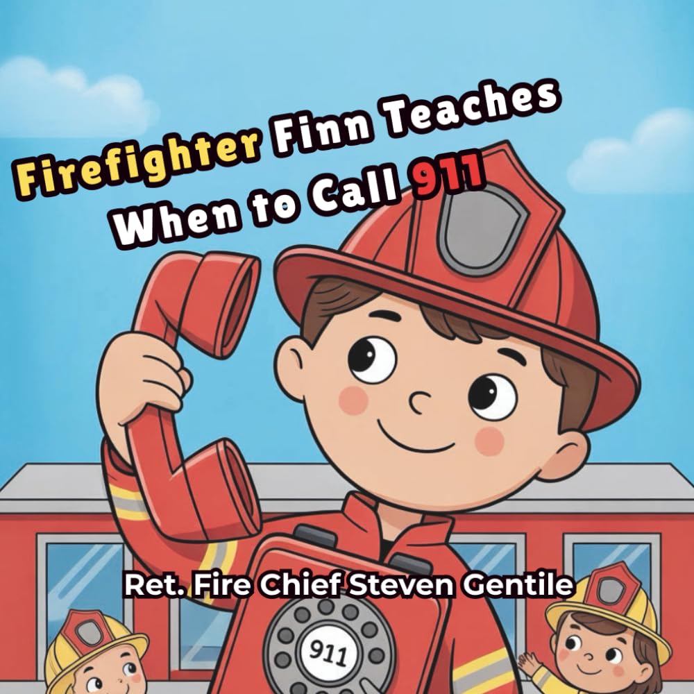Firefighter Finn Teaches When to Call 911: Teaching Children Emergency Awareness, Safety Skills, and How to Properly Call for Help When It Matters Most (new illustrated books for firefighter finn)