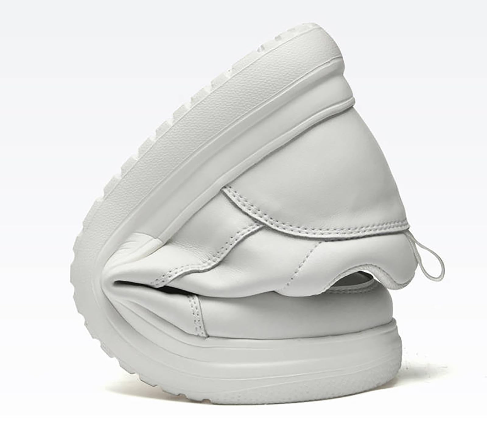 Elevate - Zapatos para hombre de 10 cm, con plataforma para hombre, informales, ligeras, cómodas, suelas suaves, resistentes al desgaste, para senderismo, tiempo libre, otoño e invierno