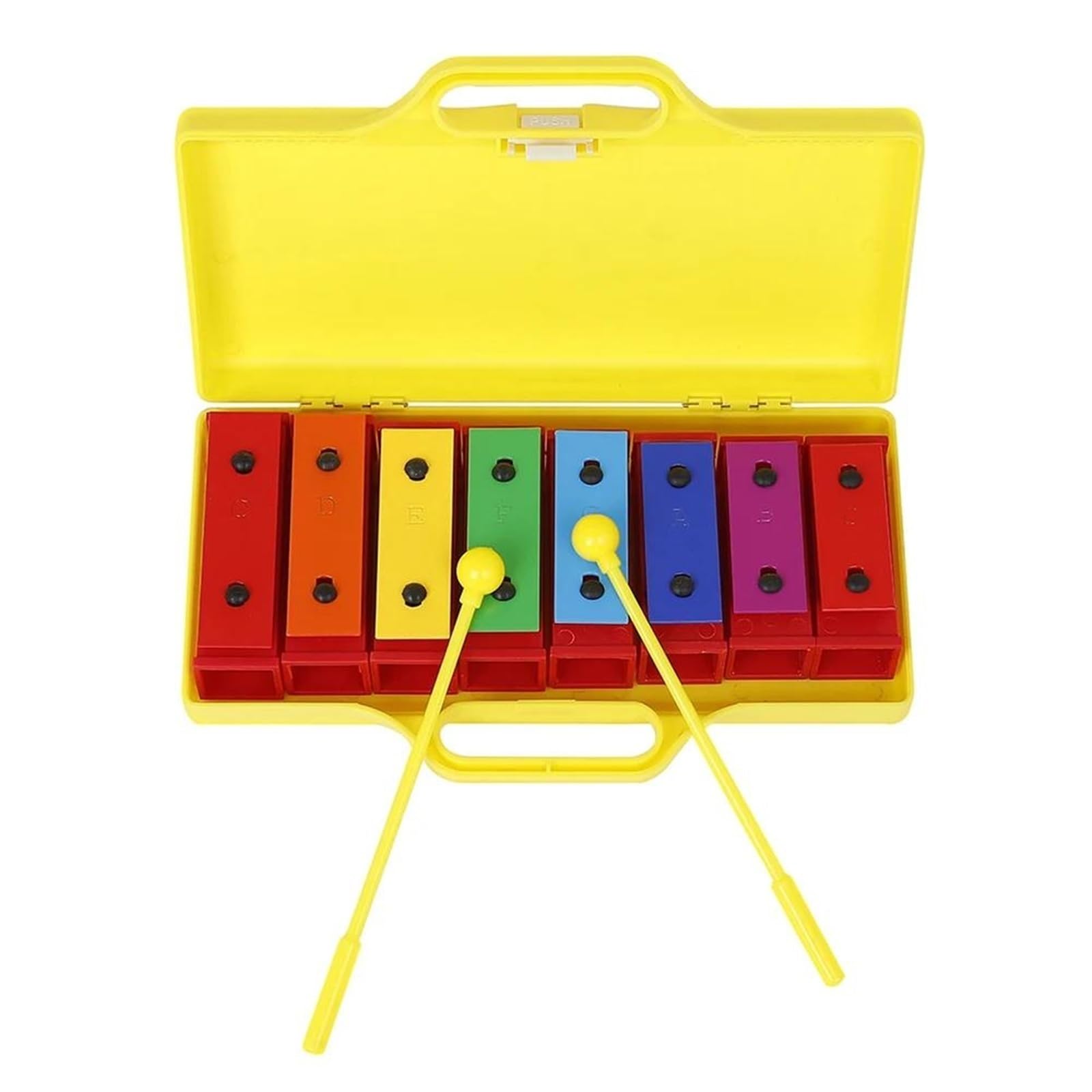 Ksylofon Muzyczny 8 Uwaga Ksylofon Ręczny Dzwonek Kolorowy Perkusyjny Instrument Muzyczny