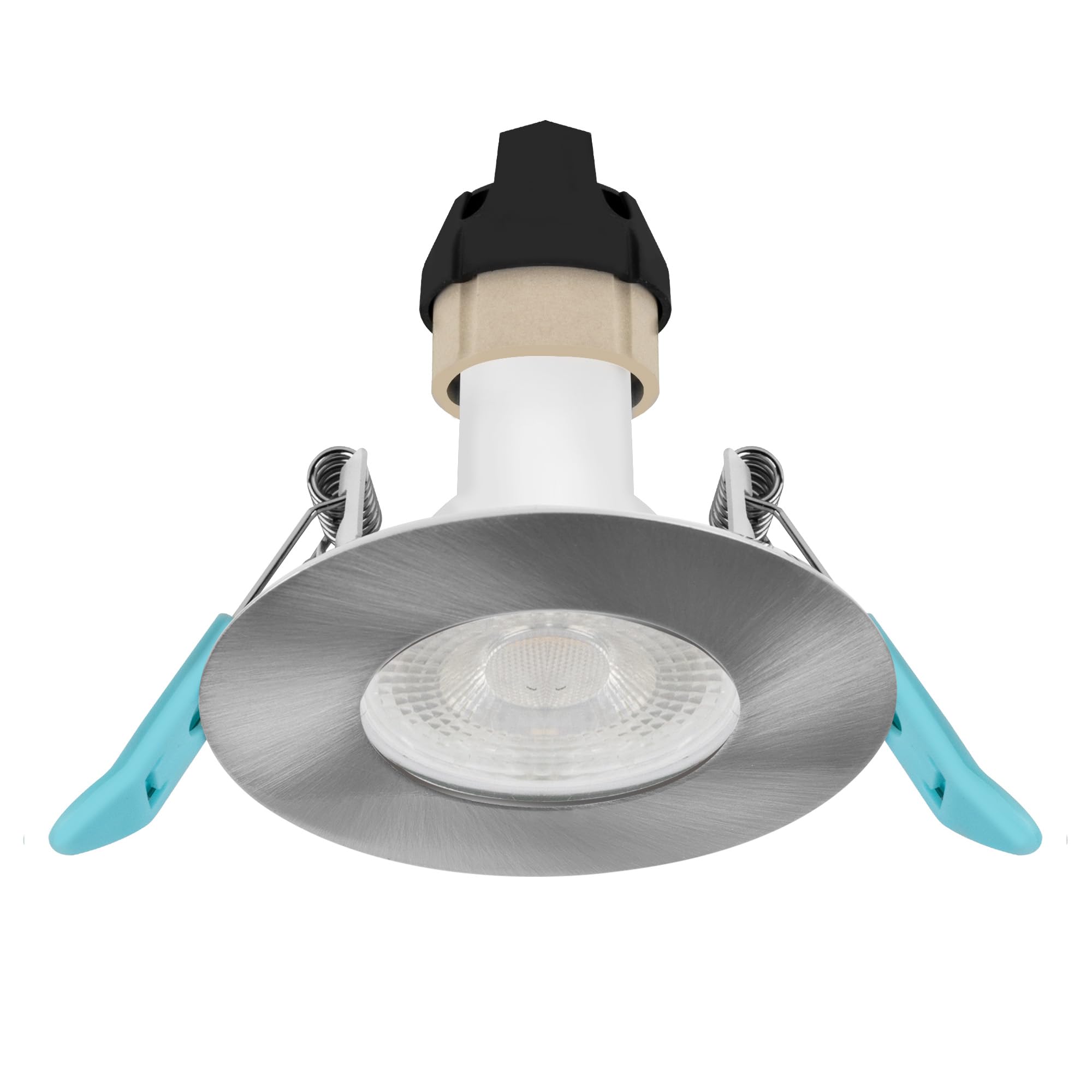 Bright Source Slimine GU10 Recessed Ceiling Downlight Can Fitting, IP65 (1, Satin Nickel) โ image 1