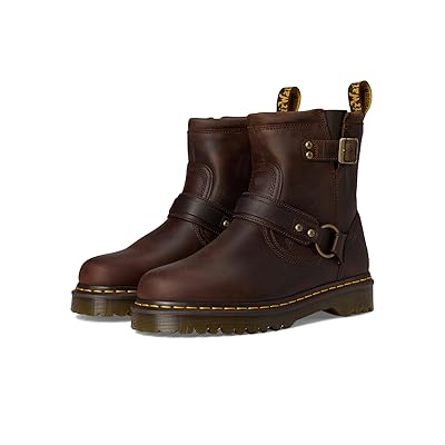 Dr. Martens Anistone Harness Boots Dark Brown