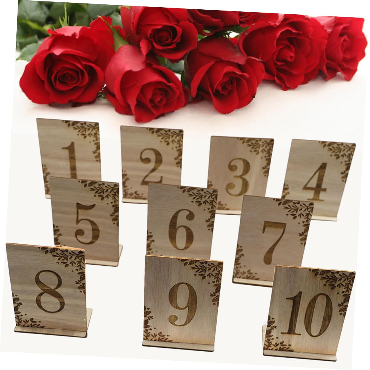 CLISPEED 10 Pezzi Segnaposto per Matrimoni e Feste per Decorazioni da Eleganti e Funzionali