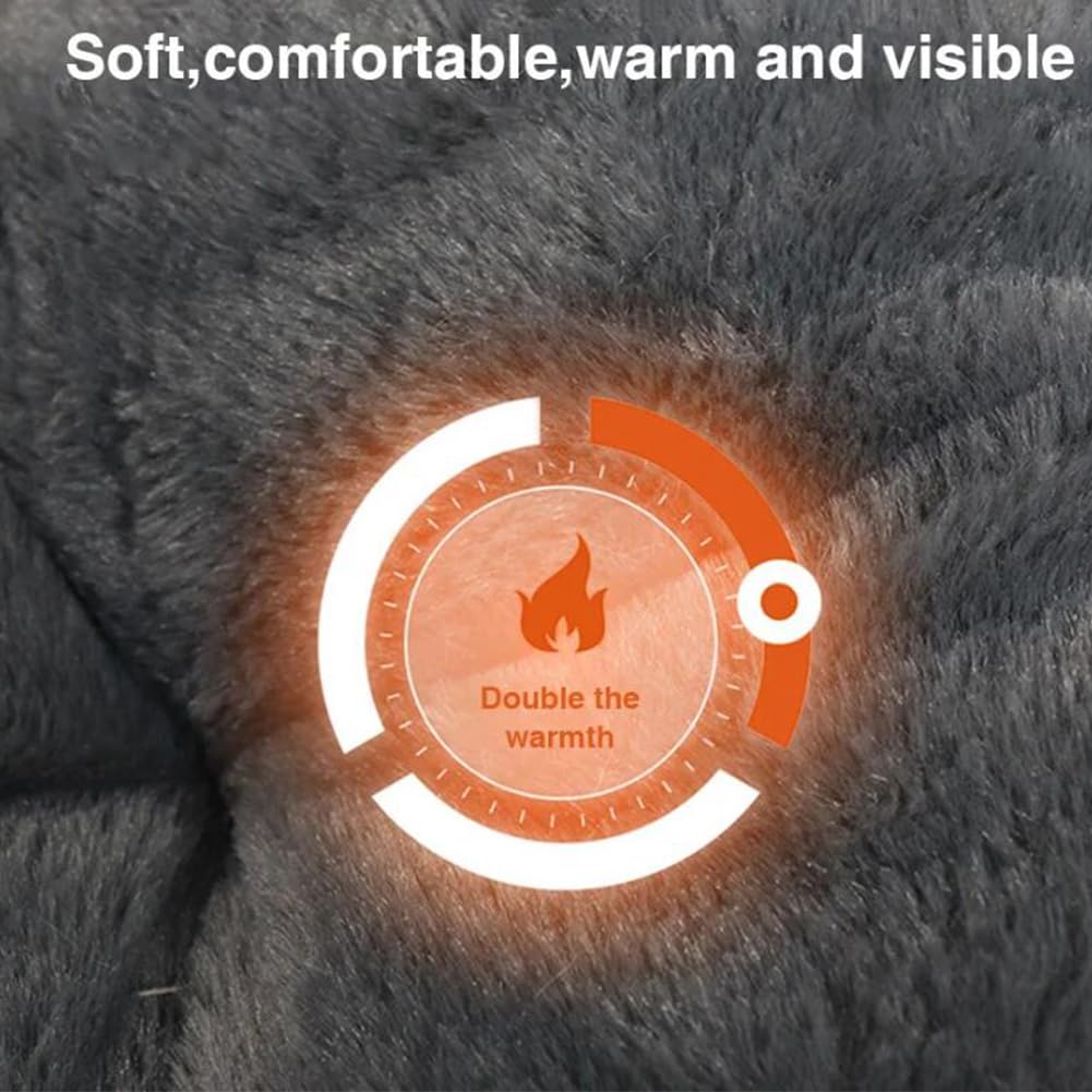 Cuccia Morbida per Cani Rotondo Cuscino Gatti Letto Donut Interno Soffice Lettino per Animali Domestici Cuccia per Gatto Fluffy Peluche Letto per Cani Letti per Cani (Grigio, Ø60 cm)
