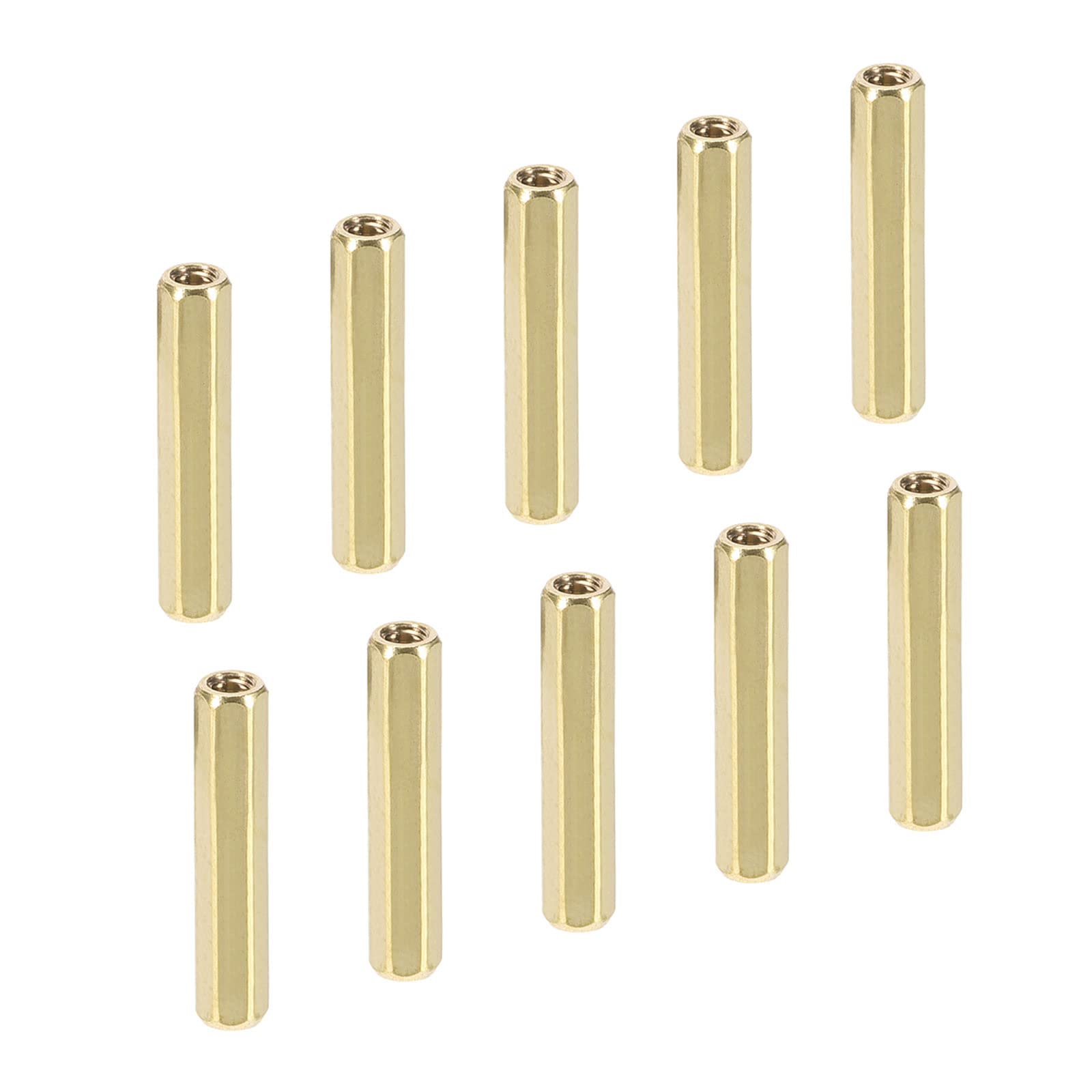 YOKIVE 10 Pcs M2 Spacers, Brass Hex PCB Standoffs Nuts, Keep Height Consistent, Great for Motherboard Circuit Board