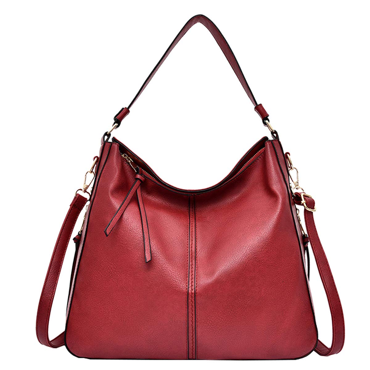 SDINAZ Women's Handbags Fashion Leisure Large Leather PU Leather Cross-Body Top-Handle Bags