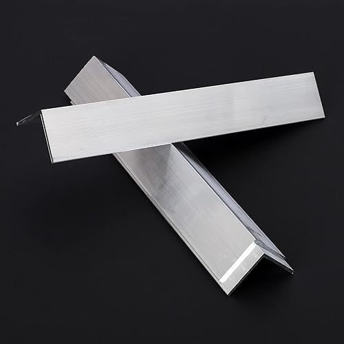 Miniatura 3 de Ángulo de aluminio de 13 pulgadas, 3 piezas de ángulo de aluminio 6061 de 2 x 2 pulgadas, T6511 molino, 18 pulgadas de grosor