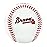 Rawlings | MLB Team Logo Baseball | Atlanta Braves | Official | White