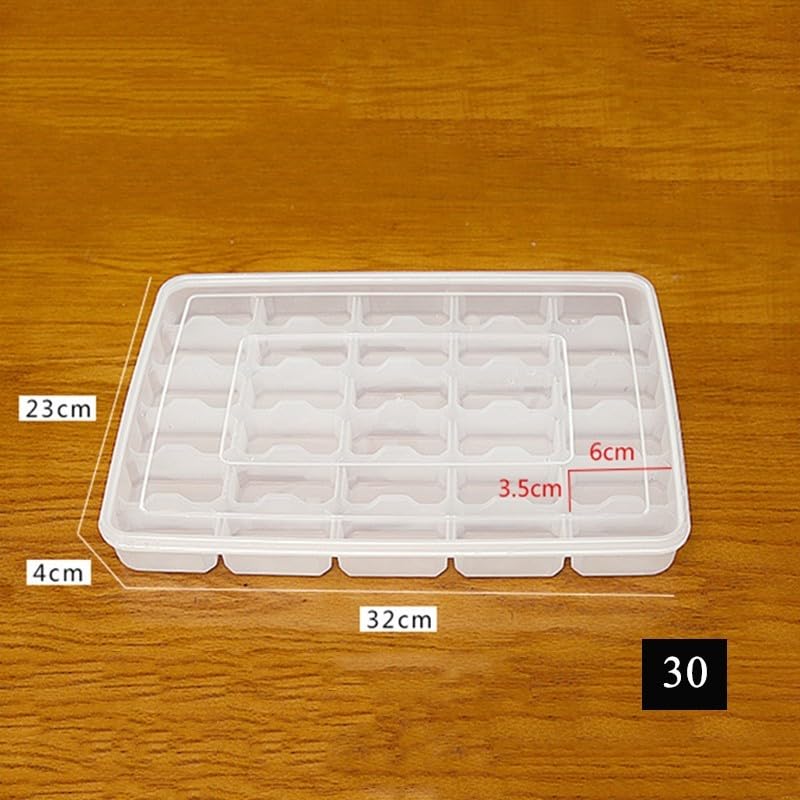 Boîte à boulettes empilable en plastique PP 32 x 23 cm