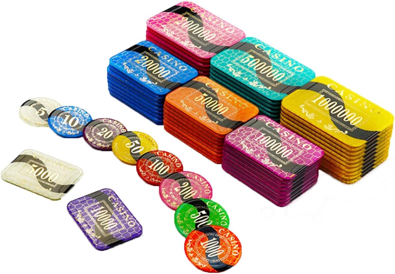 Kryształowe żetony do pokera Monte Carlo Casino Grade 25 szt.