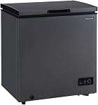 Frigidaire Chest Deep Freezer, 5 Cu. Ft. Capacity, Granita Rugged Design-Adjustable Thermostat-Removable Vinyl Coated Wire Basket-Easy Defrost Drain