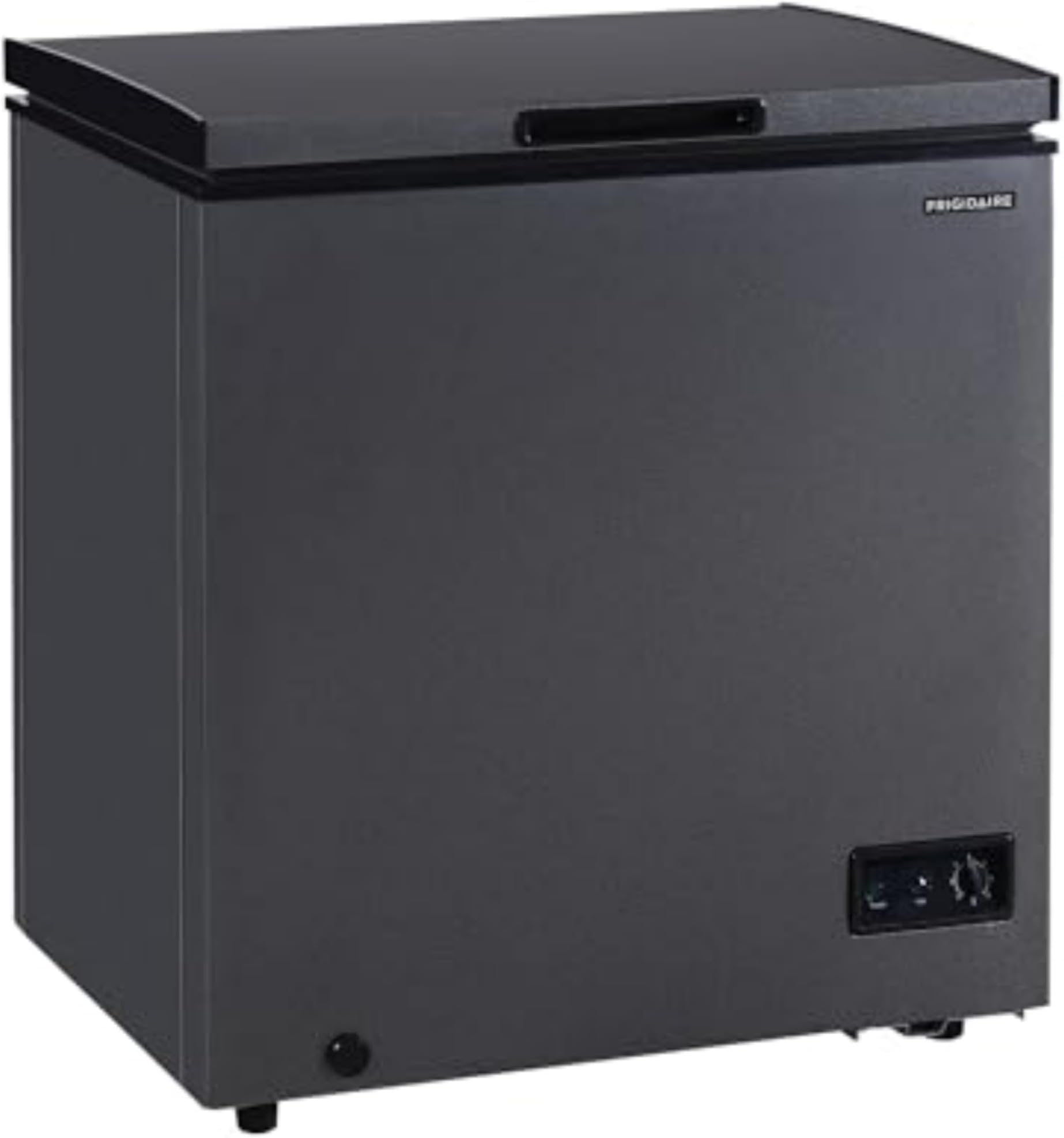 Chest Deep Freezer, 5 Cu. Ft. Capacity, Granita Rugged Design-Adjustable Thermostat-Removable Vinyl Coated Wire Basket-Easy Defrost Drain
